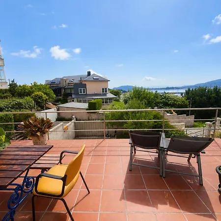 Vakantiehuis Holibai Alborada, Casa Familiar Con Vistas Al Mar, Baiona